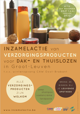 Inzamelactie poster