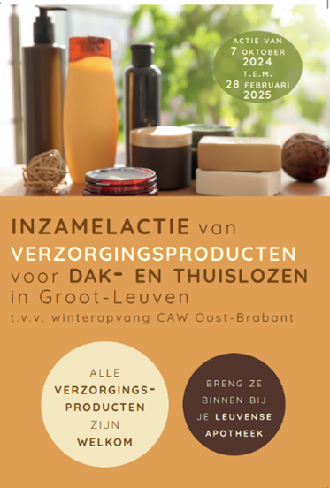 Inzamelactie flyer